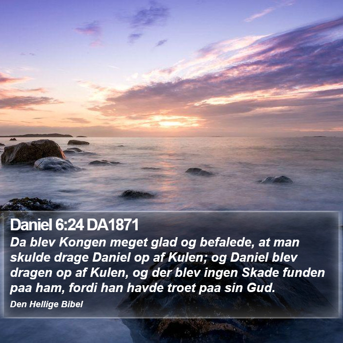 Daniel 6:24 DA1871 Bible Study