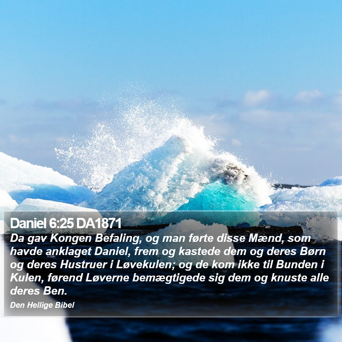 Daniel 6:25 DA1871 Bible Study