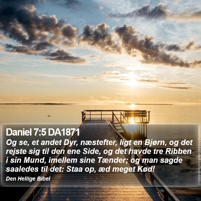 Daniel 7:5 DA1871 Bible Study