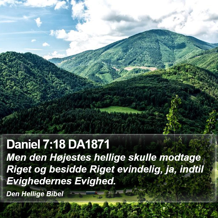 Daniel 7:18 DA1871 Bible Study