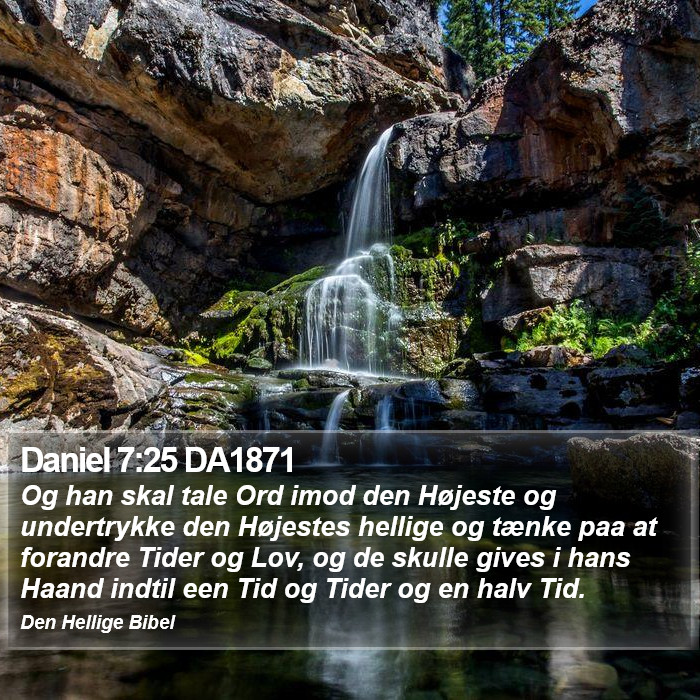 Daniel 7:25 DA1871 Bible Study