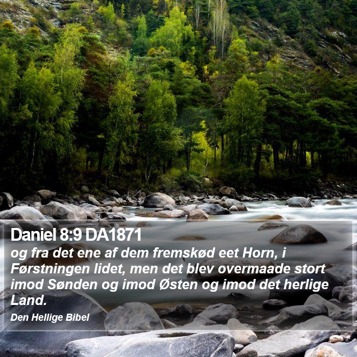 Daniel 8:9 DA1871 Bible Study