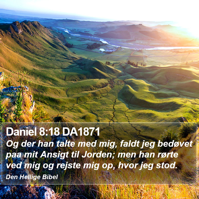 Daniel 8:18 DA1871 Bible Study