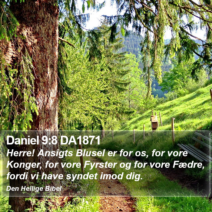 Daniel 9:8 DA1871 Bible Study