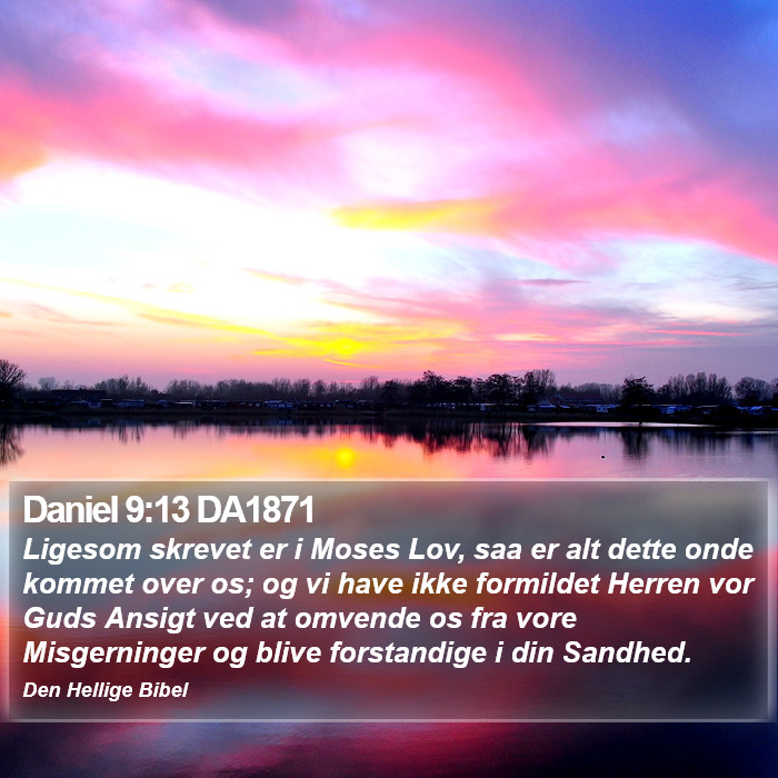 Daniel 9:13 DA1871 Bible Study