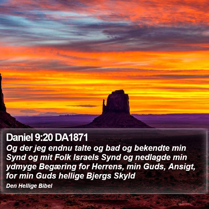 Daniel 9:20 DA1871 Bible Study