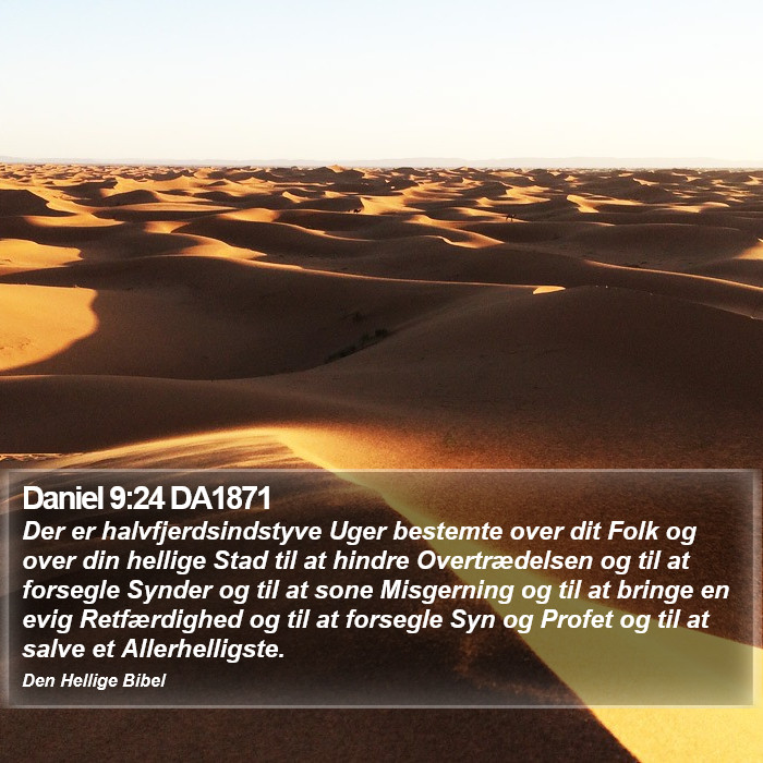 Daniel 9:24 DA1871 Bible Study