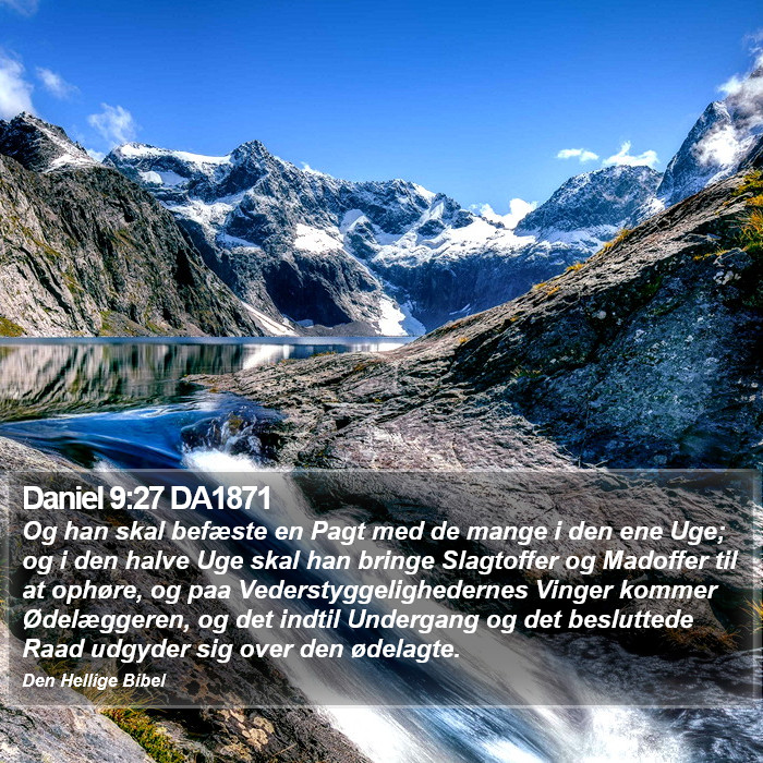 Daniel 9:27 DA1871 Bible Study