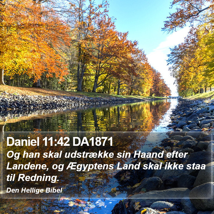 Daniel 11:42 DA1871 Bible Study