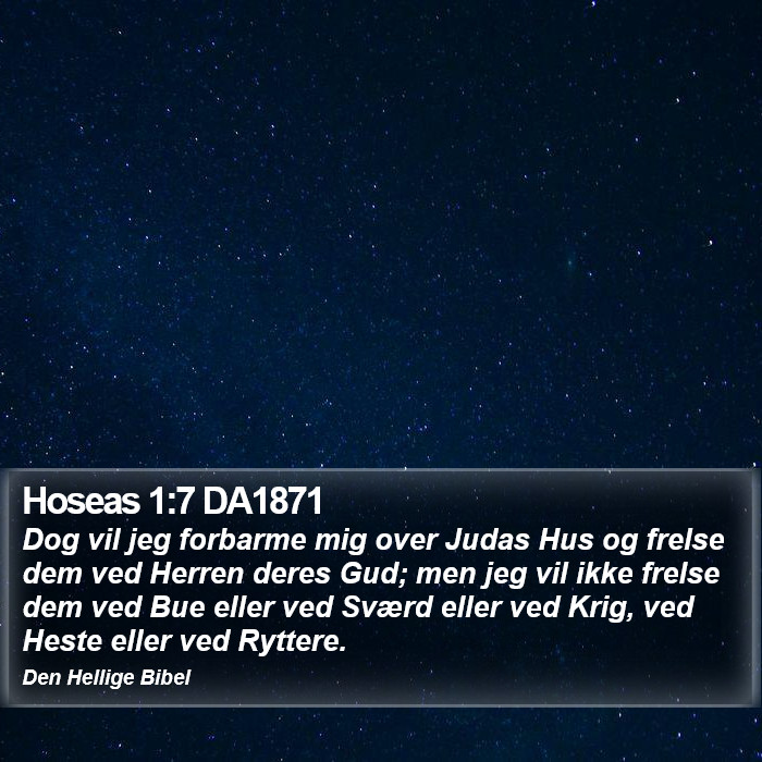 Hoseas 1:7 DA1871 Bible Study