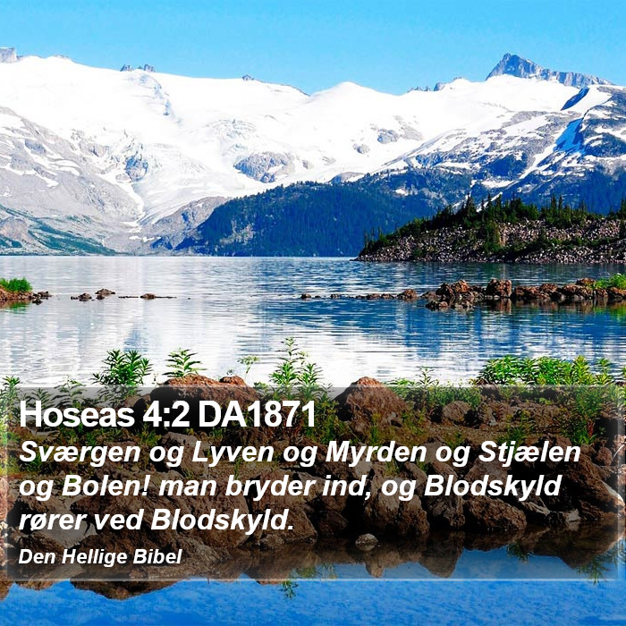 Hoseas 4:2 DA1871 Bible Study