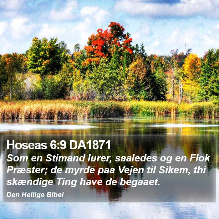 Hoseas 6:9 DA1871 Bible Study