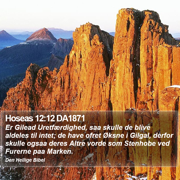 Hoseas 12:12 DA1871 Bible Study