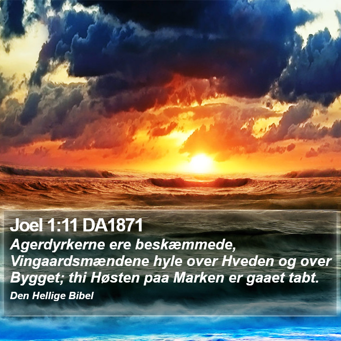 Joel 1:11 DA1871 Bible Study