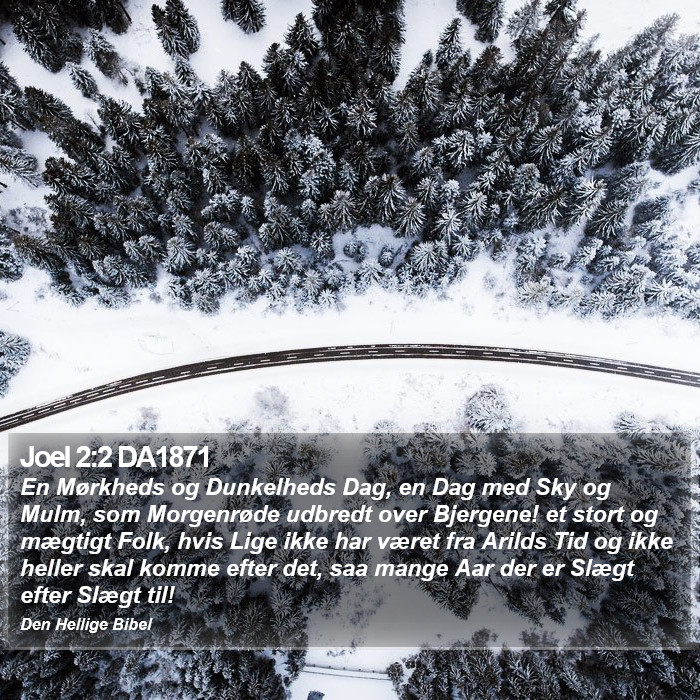 Joel 2:2 DA1871 Bible Study