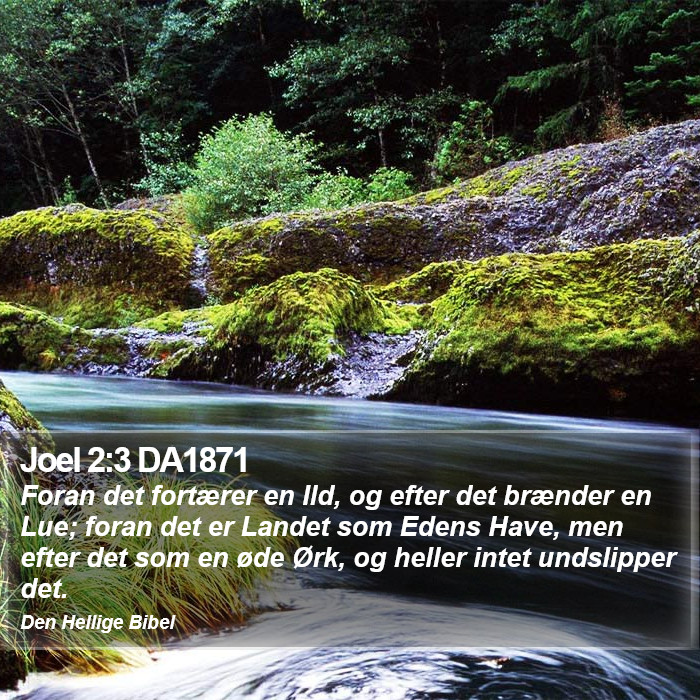 Joel 2:3 DA1871 Bible Study