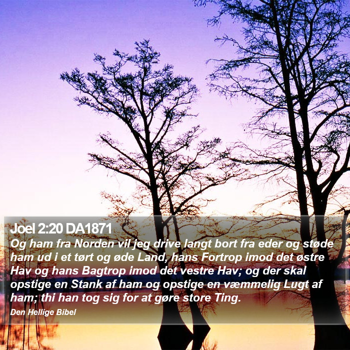 Joel 2:20 DA1871 Bible Study