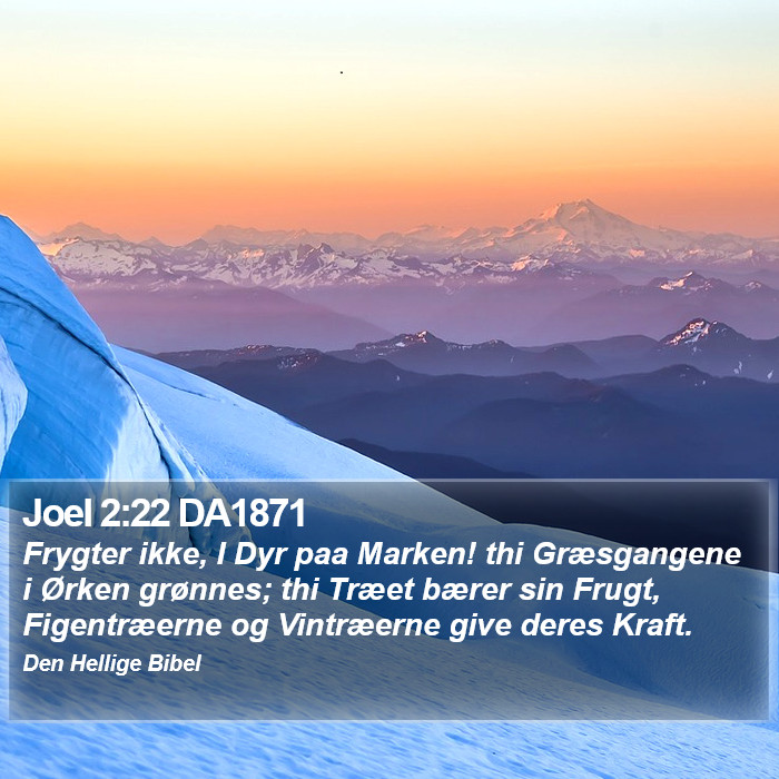 Joel 2:22 DA1871 Bible Study