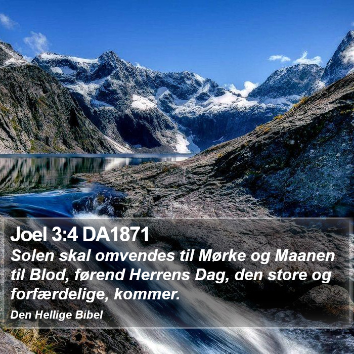 Joel 3:4 DA1871 Bible Study