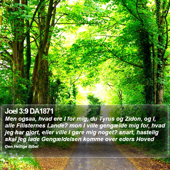 Joel 3:9 DA1871 Bible Study