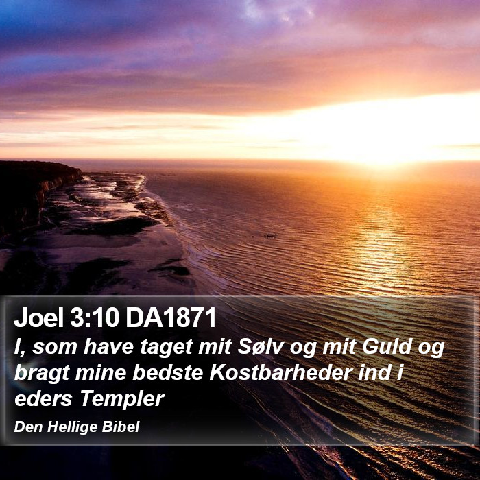 Joel 3:10 DA1871 Bible Study
