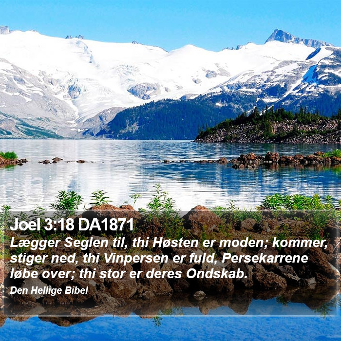 Joel 3:18 DA1871 Bible Study