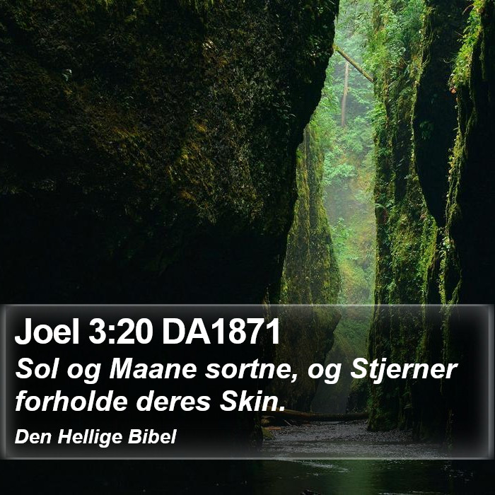 Joel 3:20 DA1871 Bible Study