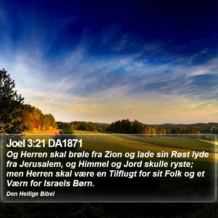 Joel 3:21 DA1871 Bible Study