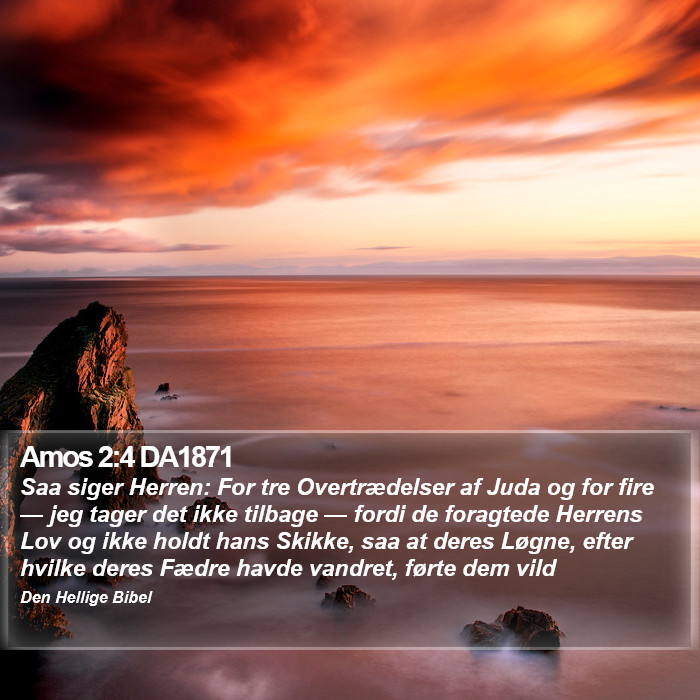 Amos 2:4 DA1871 Bible Study