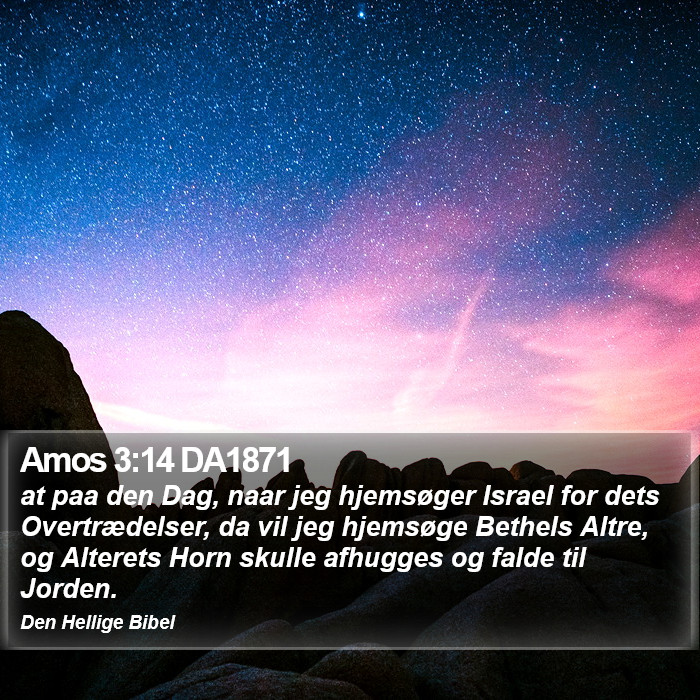 Amos 3:14 DA1871 Bible Study
