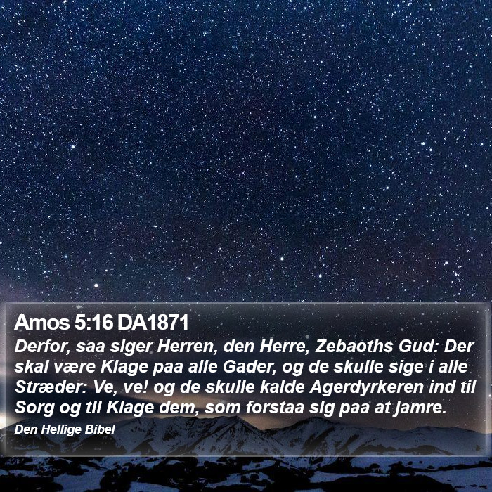 Amos 5:16 DA1871 Bible Study