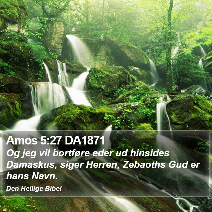 Amos 5:27 DA1871 Bible Study