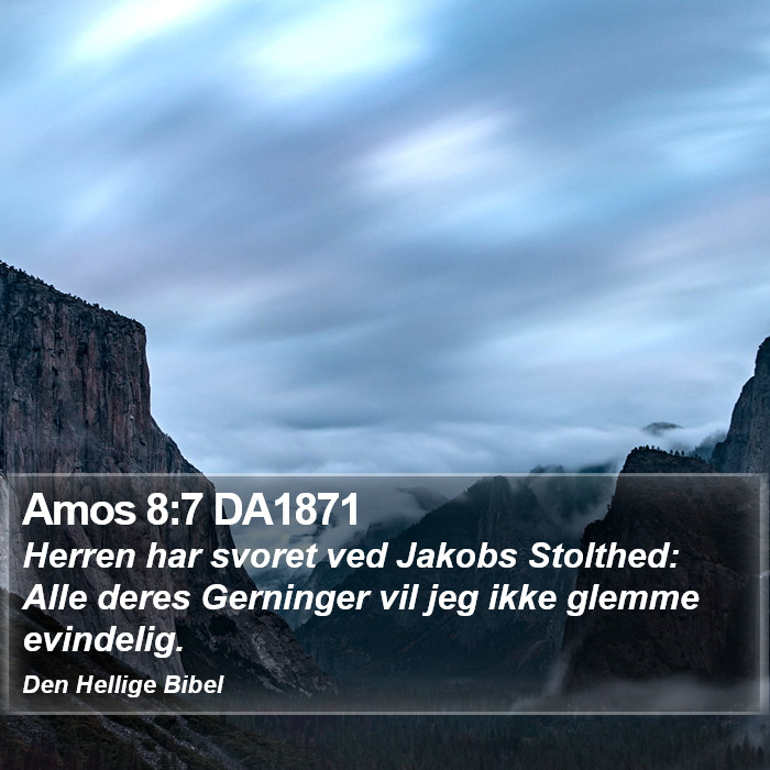 Amos 8:7 DA1871 Bible Study