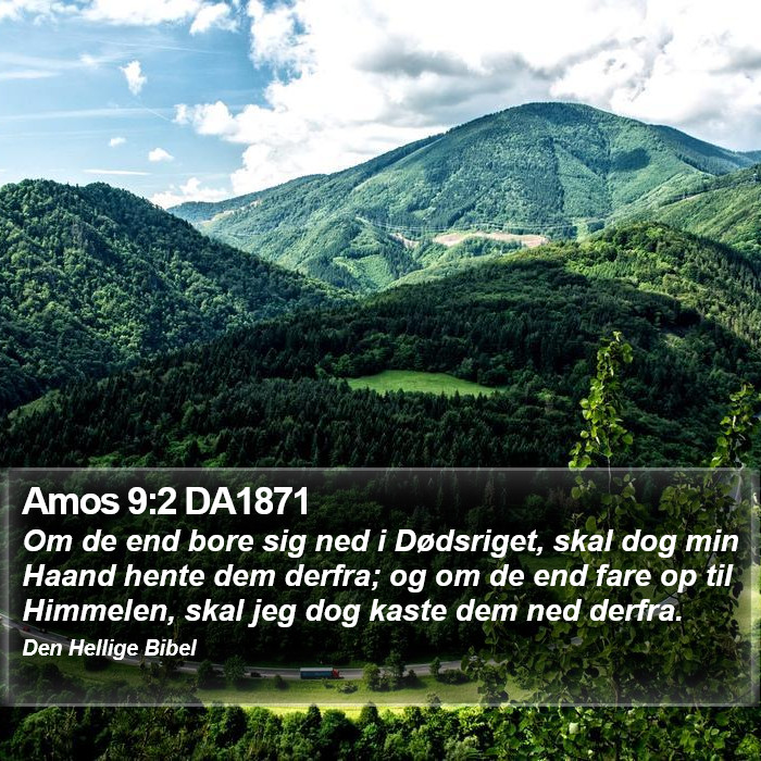 Amos 9:2 DA1871 Bible Study