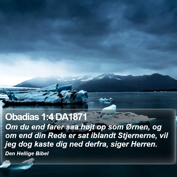 Obadias 1:4 DA1871 Bible Study