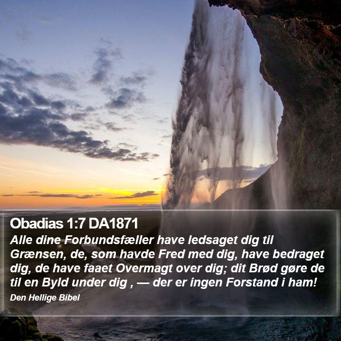 Obadias 1:7 DA1871 Bible Study