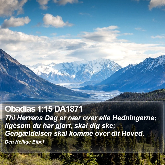 Obadias 1:15 DA1871 Bible Study