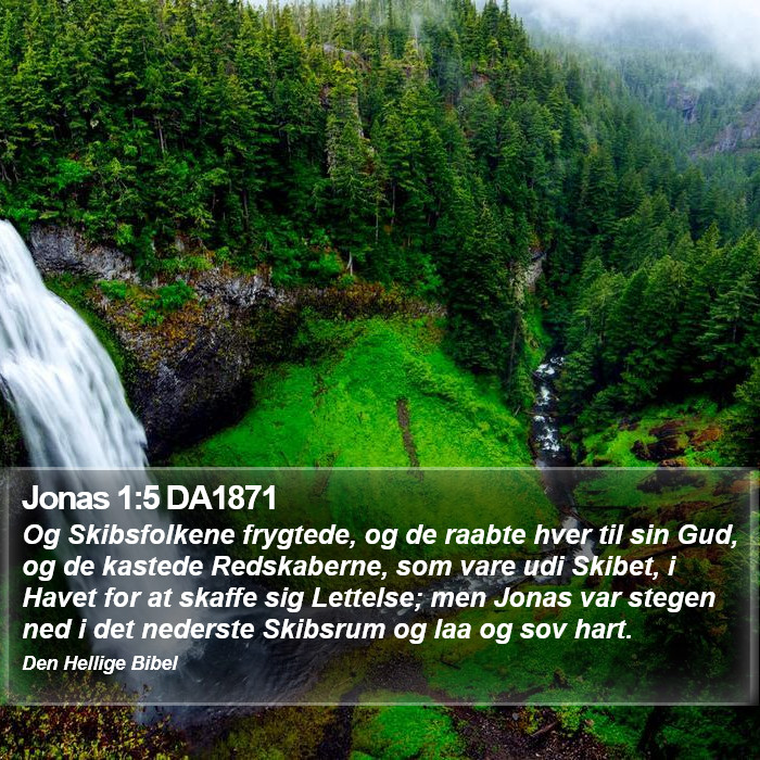 Jonas 1:5 DA1871 Bible Study