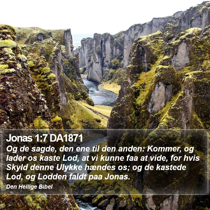 Jonas 1:7 DA1871 Bible Study