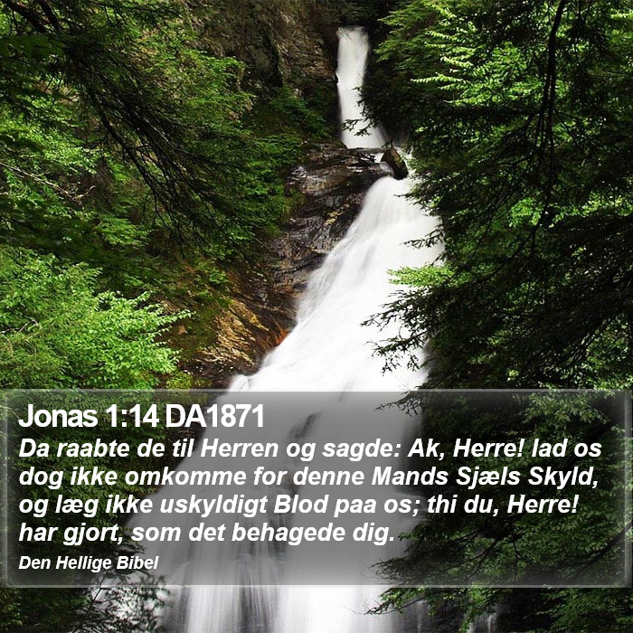 Jonas 1:14 DA1871 Bible Study