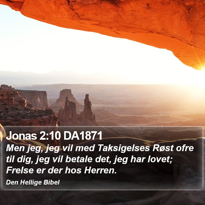 Jonas 2:10 DA1871 Bible Study