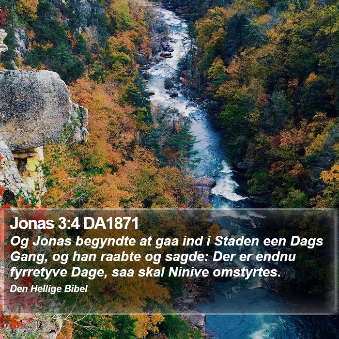 Jonas 3:4 DA1871 Bible Study