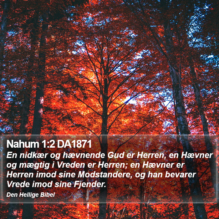 Nahum 1:2 DA1871 Bible Study