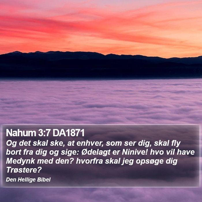 Nahum 3:7 DA1871 Bible Study
