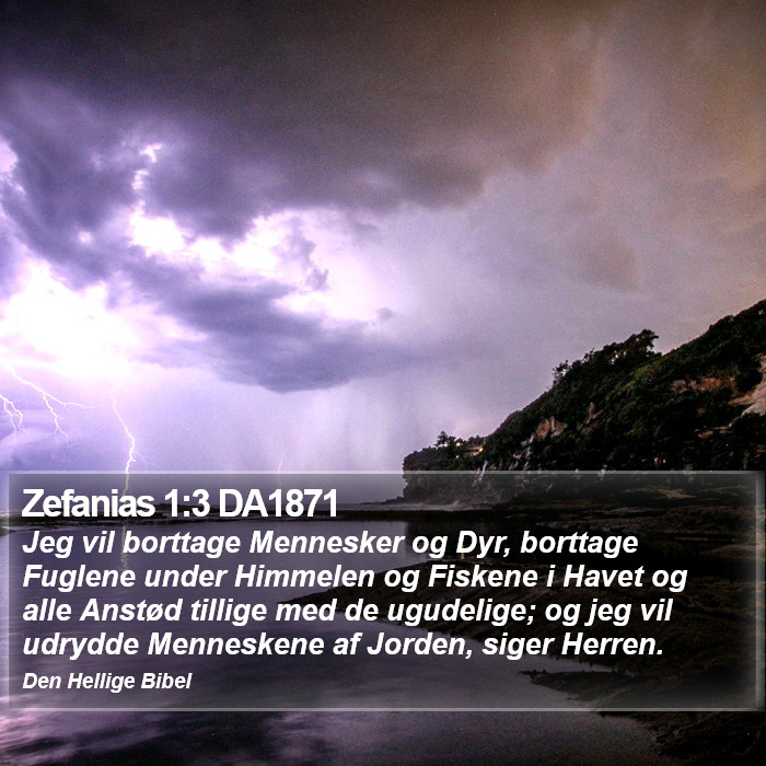 Zefanias 1:3 DA1871 Bible Study