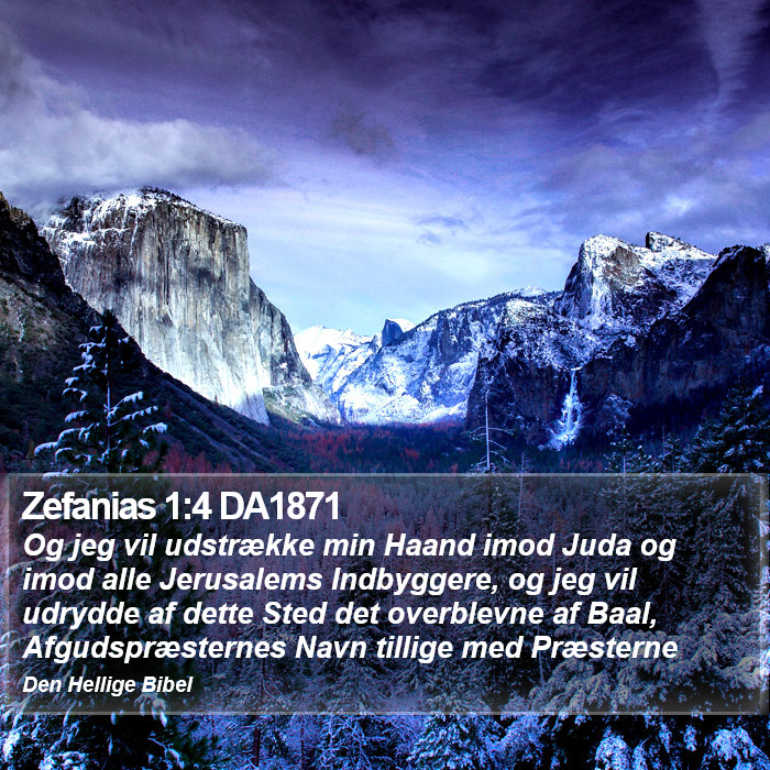 Zefanias 1:4 DA1871 Bible Study