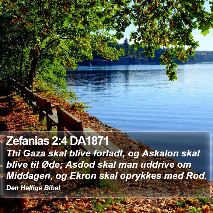 Zefanias 2:4 DA1871 Bible Study