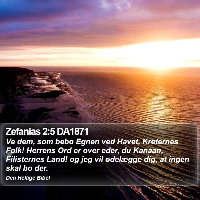 Zefanias 2:5 DA1871 Bible Study