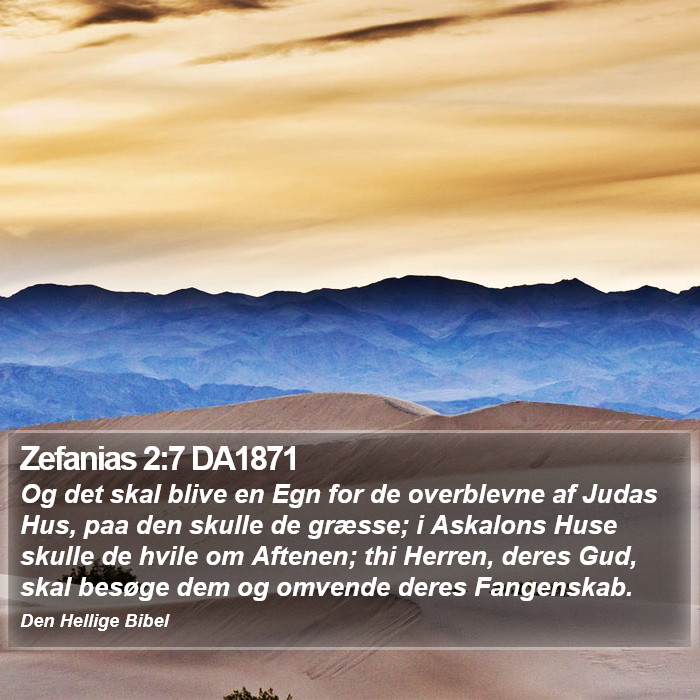 Zefanias 2:7 DA1871 Bible Study