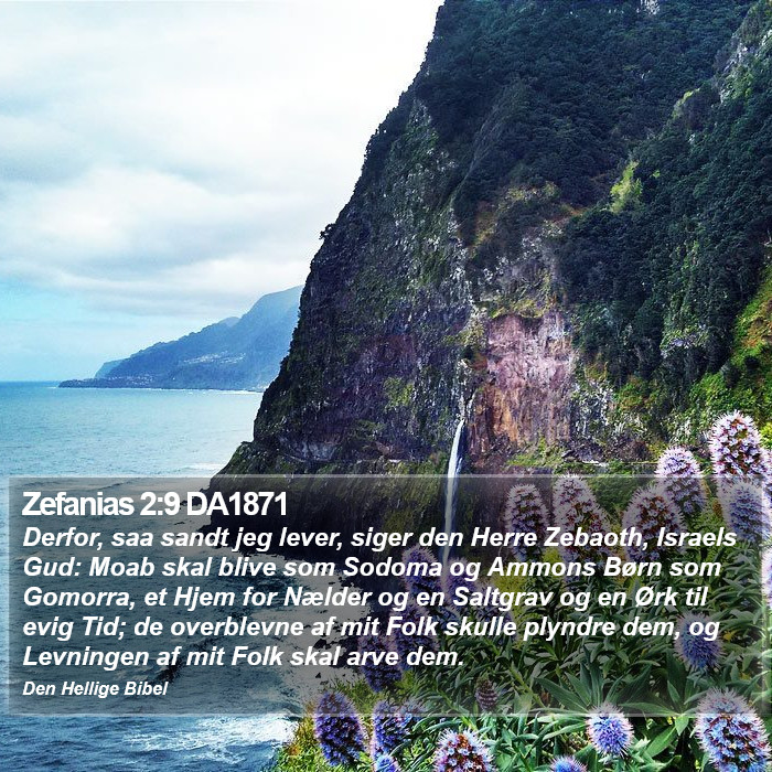 Zefanias 2:9 DA1871 Bible Study